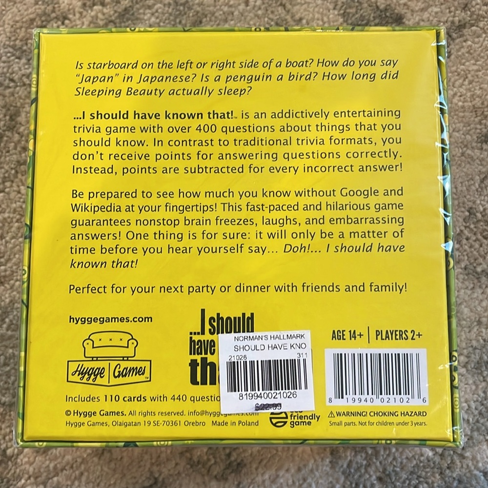 Trivia Game - Picture 3 of 3
